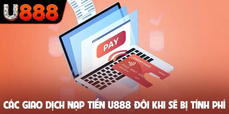 Các giao dịch nạp tiền U888 đôi khi sẽ bị tính phí
