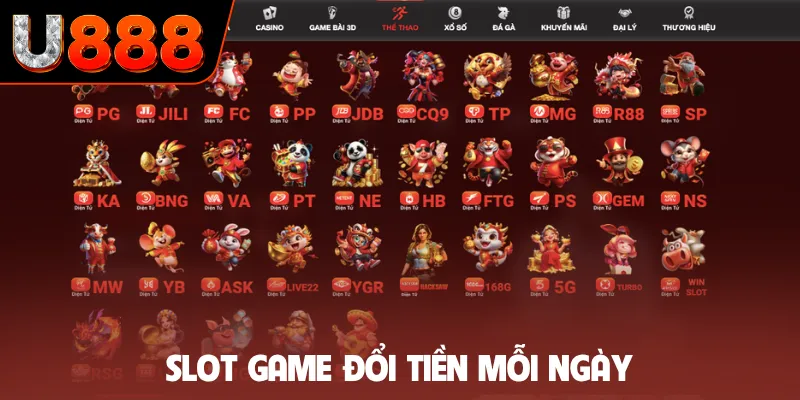 Slot game đổi tiền mỗi ngày